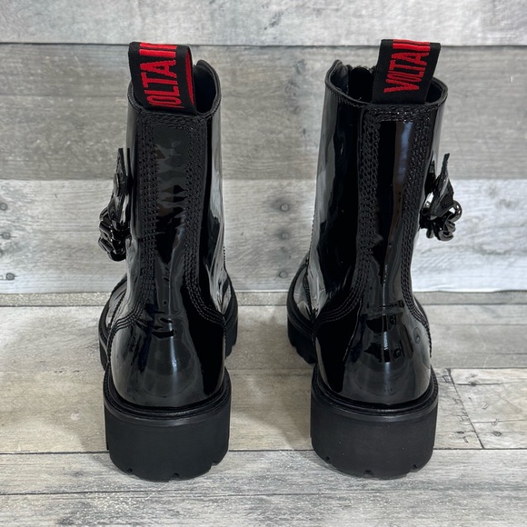 Zadig & Voltaire Women's Black Joe Cecilia Patent Leather Ankle Boots - SZ-5.US - Picture 5 of 11